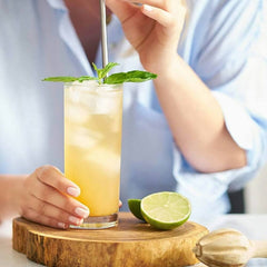 300 ml Highball Water Glasses - Tall Drinking Glasses for Water, Juice, Mojito, Cocktail, Lead - Free, Perfect for Home, Restaurants, and Parties - Crystalkart