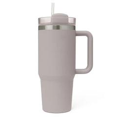 Vacuum Insulated 40oz / 1.18 L Stainless Steel Quencher Tumbler - Spill Resistant & Reusable - Crystalkart