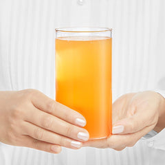 Borolyte Sky Glass 300 ml Transparent Drinking Glass | 100% Borosilicate Glass Tumblers for Water, Cold Drinks, Juice | Microwave & Dishwasher Safe | for Daily use & Gifting - Crystalkart