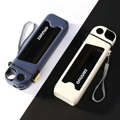 Zannuo 350ml Leakproof Plastic Water Bottle with Straw – BPA - Free, Compact & Portable – Ideal for School, Travel, Gym & Outdoor Activities – Stylish Flat - Square Design for Kids & Adults - Crystalkart