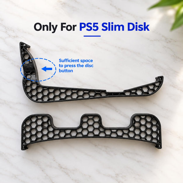 Horizontal Stand for PS5 Slim Disc Edition, Black