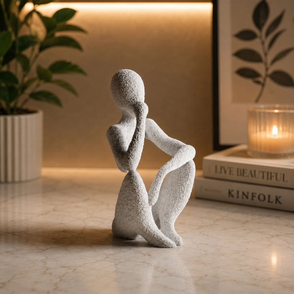 NObody The Thinker - Modern Abstract Decorative Sculpture