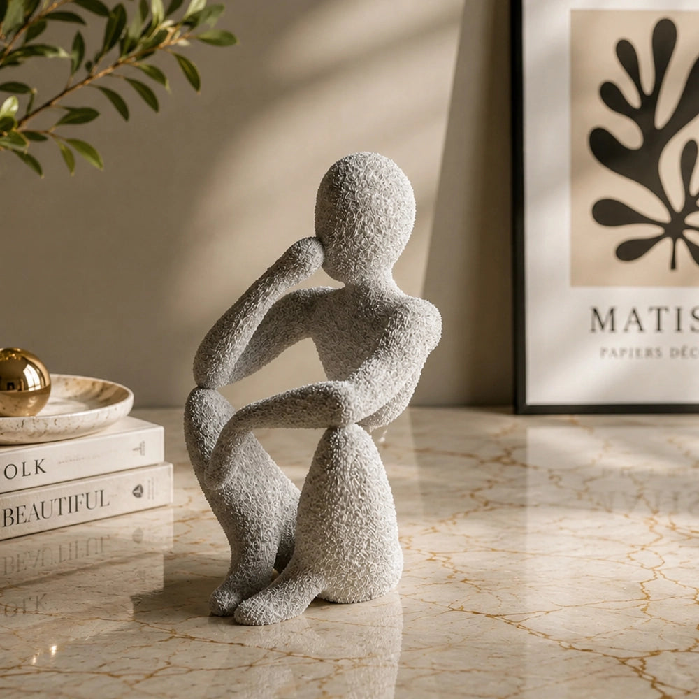 NObody The Thinker - Modern Abstract Decorative Sculpture