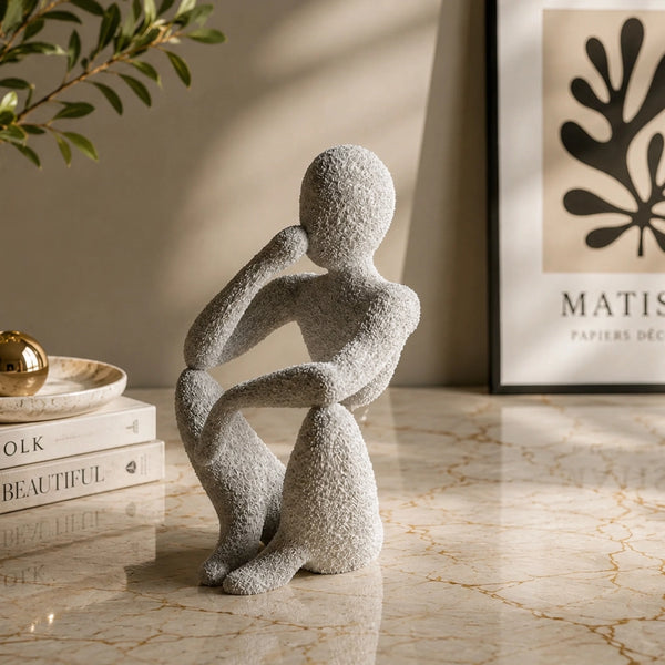 NObody The Thinker - Modern Abstract Decorative Sculpture