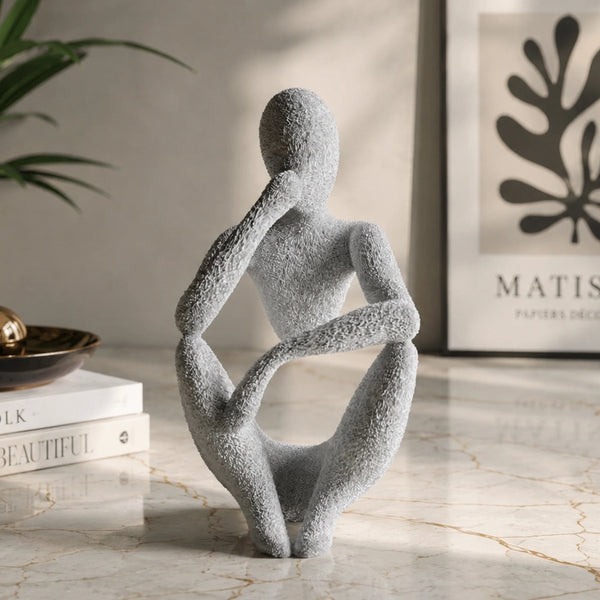 NObody The Thinker - Modern Abstract Decorative Sculpture