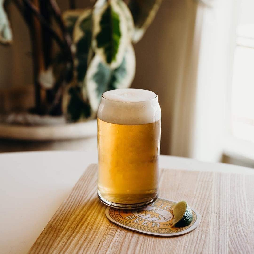 Beer Can Shaped Glasses with Glass Straw - 540ml Tumbler Cups for Coffee, Cocktails, & Beer - Crystalkart