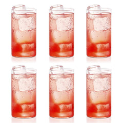 Borosil Vision Glass Set of 6 Pcs | 100% Borosilicate Glass Tumblers for Water, Cold Drinks, Juice | Flame Proof, Microwave & Dishwasher Safe | for Daily use & Gifting - Crystalkart
