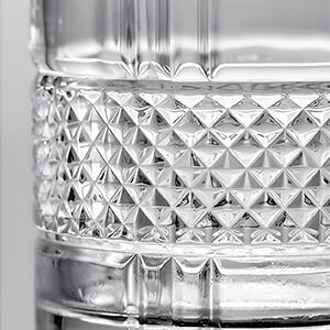 Luxury Crystal Premium Whisky Glass | 350 ml | Stylish Design & Heavy Base | Perfect for Scotch, Mixed Drinks, Wine, Bourbon, Water and Cocktail Drinks - Crystalkart