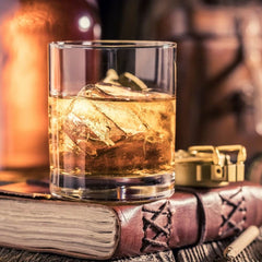 Old Fashioned Whiskey Glasses | Heavy Base, Thick Walls | Perfect for Scotch, Whisky, Mixed Drinks, Bourbon, Cocktails, Juice and Water - Crystalkart