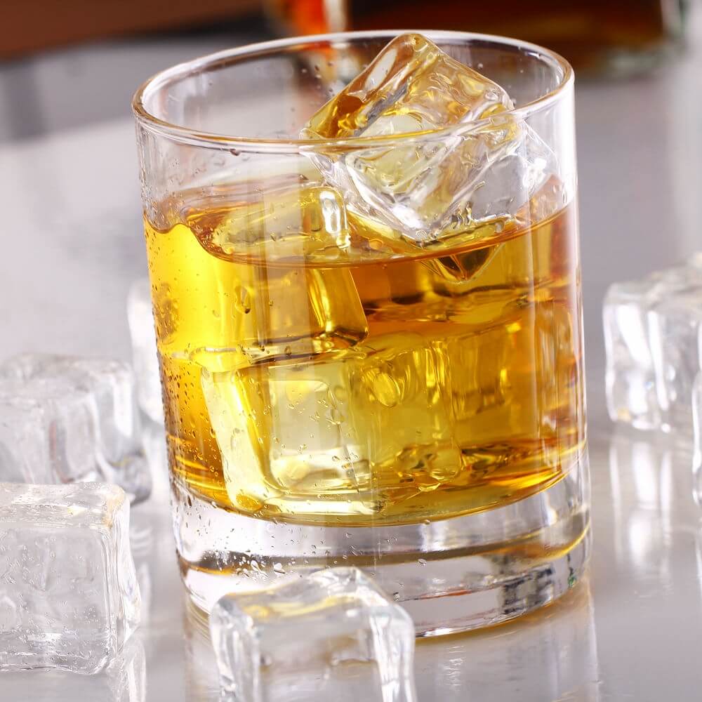 Old Fashioned Whiskey Glasses | Heavy Base, Thick Walls | Perfect for Scotch, Whisky, Mixed Drinks, Bourbon, Cocktails, Juice and Water - Crystalkart