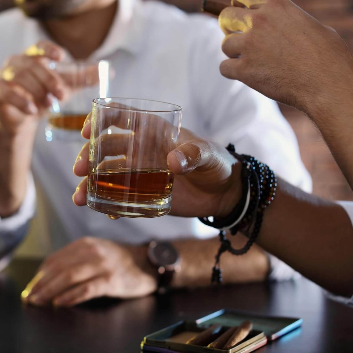 Old Fashioned Whiskey Glasses | Heavy Base, Thick Walls | Perfect for Scotch, Whisky, Mixed Drinks, Bourbon, Cocktails, Juice and Water - Crystalkart