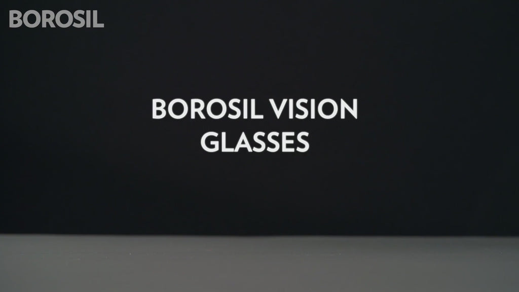 Borosil Vision Glass Set of 6 Pcs | 100% Borosilicate Glass Tumblers for Water, Cold Drinks, Juice | Flame Proof, Microwave & Dishwasher Safe | for Daily use & Gifting
