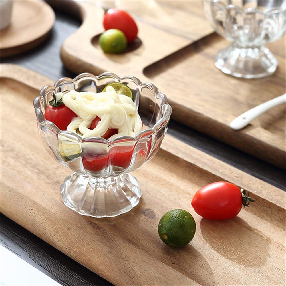 Vintage Crystal Glass Dessert Bowl, 140ml | for Serving Dessert, Ice Cream, Pudding and Fruit Salad - Crystalkart